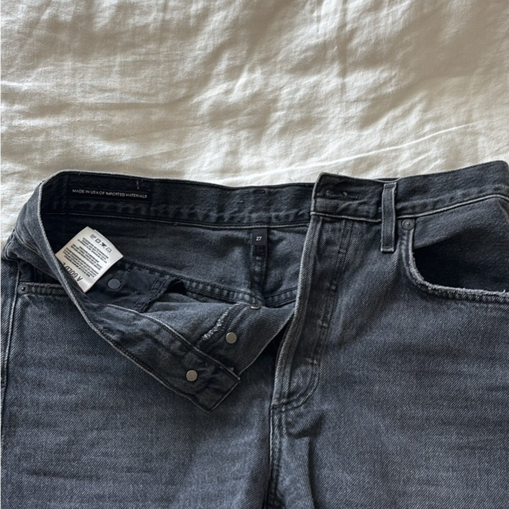 Agolde Women's Black Jean Shorts